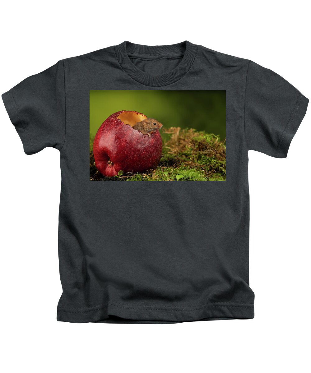 Harvest Kids T-Shirt featuring the photograph Hm-0838 by Miles Herbert