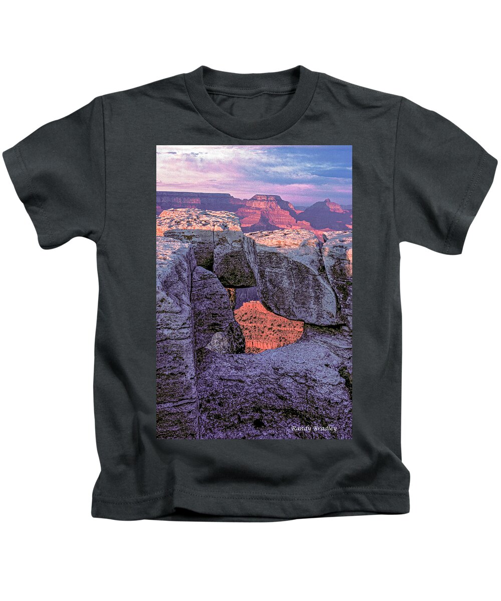 Grand Canyon Kids T-Shirt featuring the photograph Hole in the Rock by Randy Bradley
