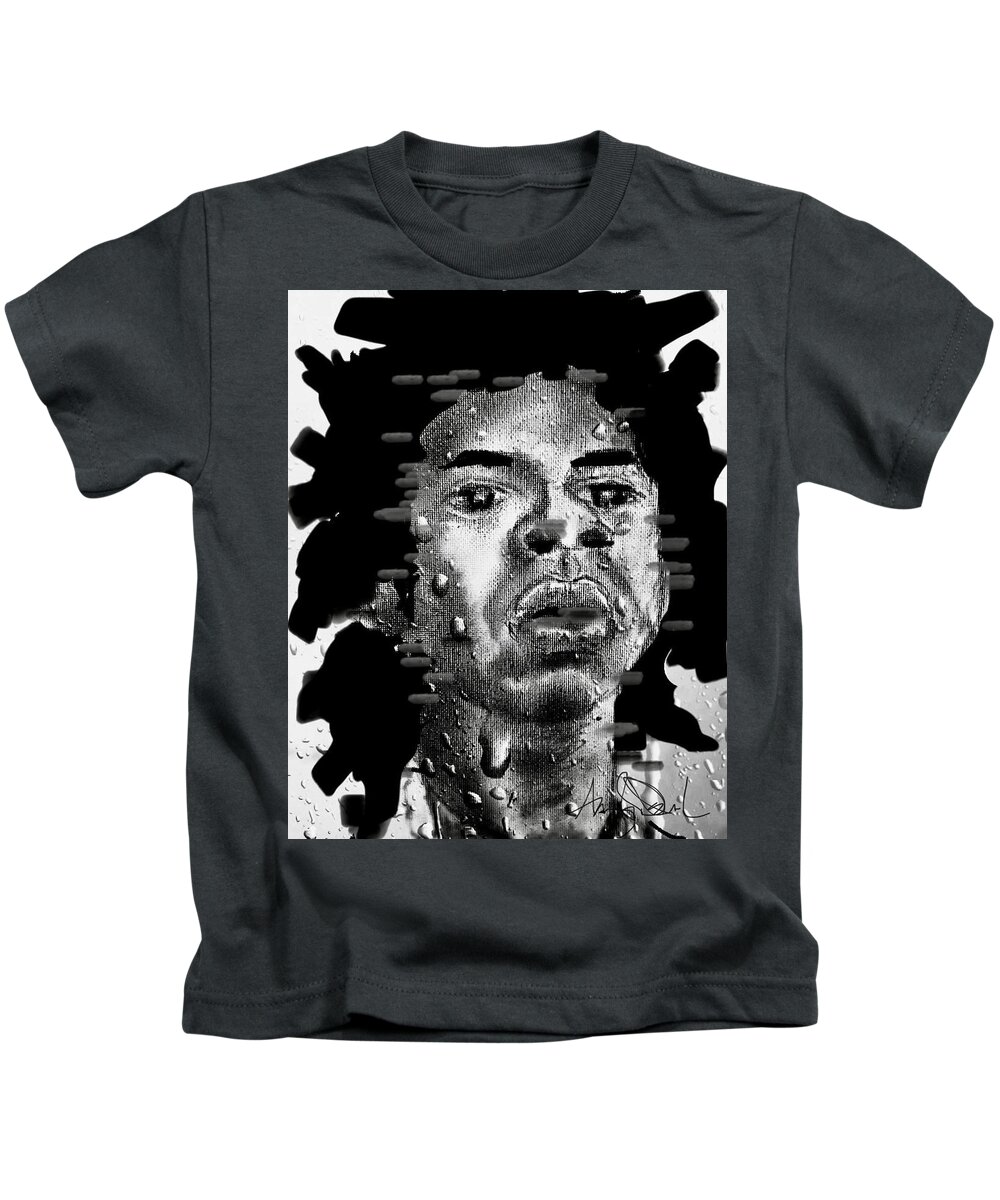  Kids T-Shirt featuring the mixed media HOV by Angie ONeal