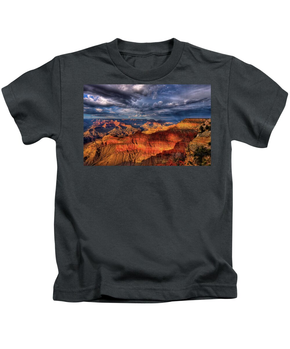 Grand Canyon Kids T-Shirt featuring the photograph Inspiration by Beth Sargent