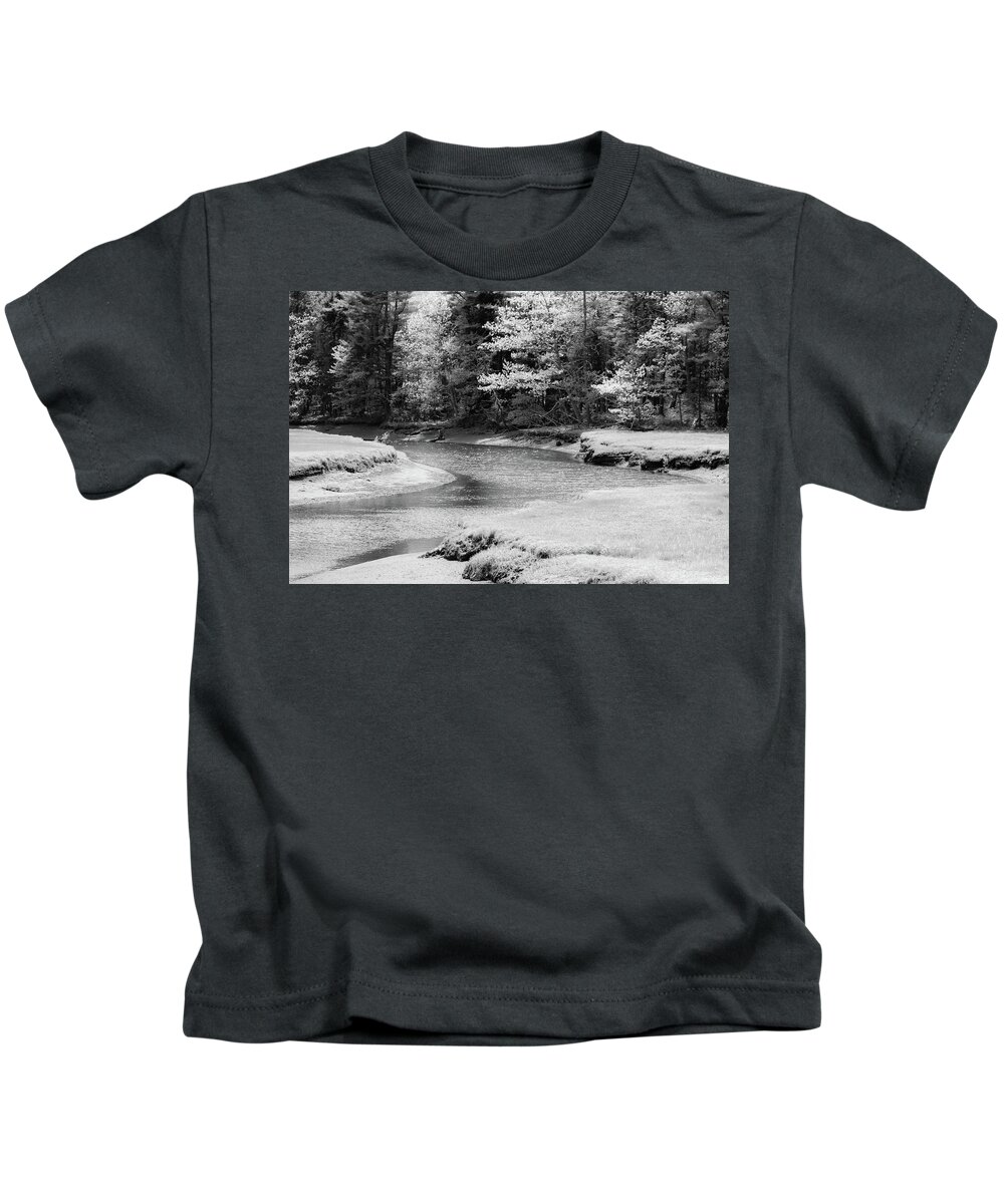 Maine Kids T-Shirt featuring the photograph Intercoastal Maine by Robert Stanhope