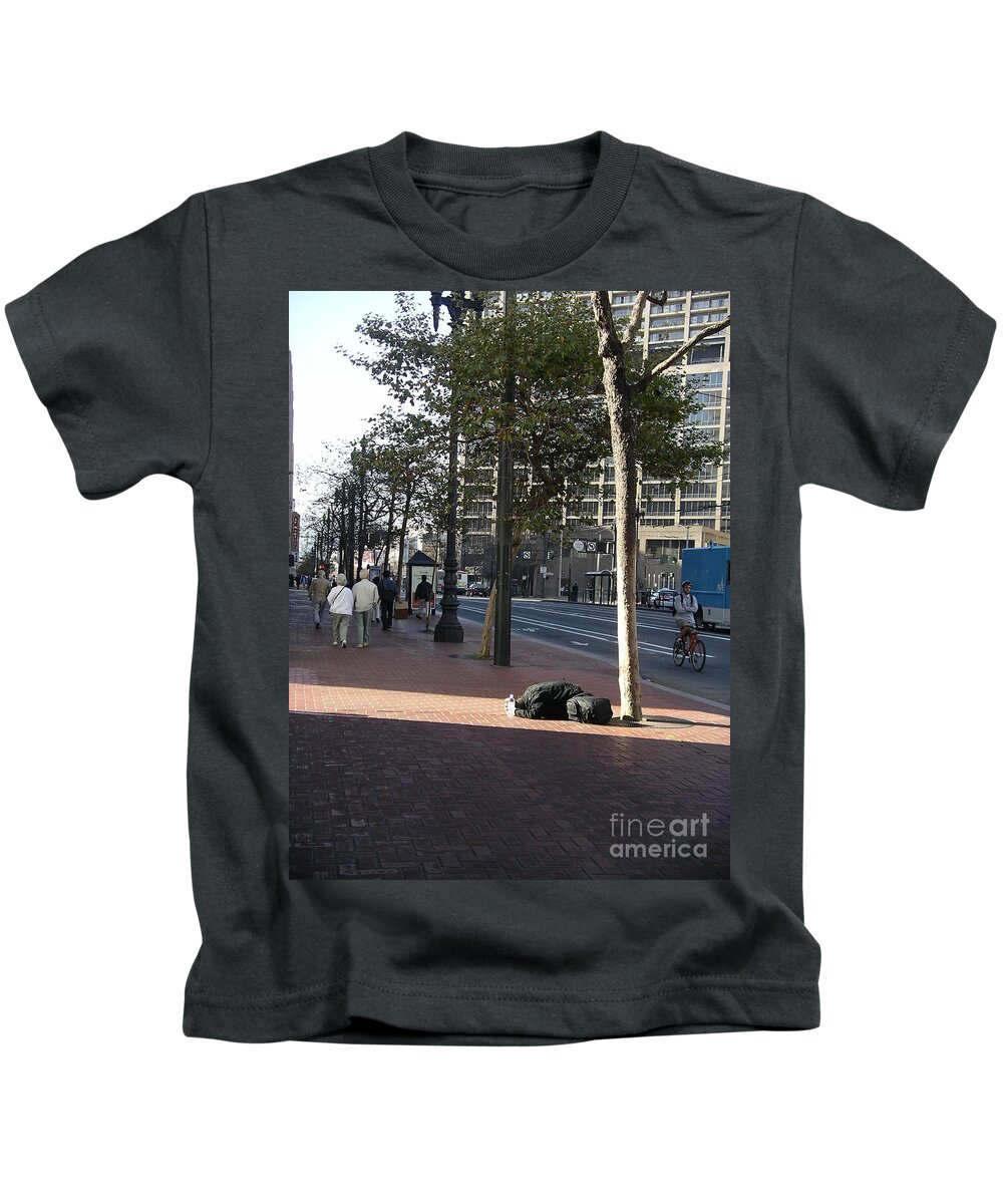 Homeless Kids T-Shirt featuring the photograph Invisible by Cynthia Marcopulos