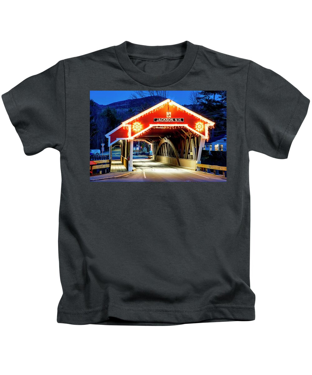 Fall Kids T-Shirt featuring the photograph Jackson Christmas by Greg Fortier