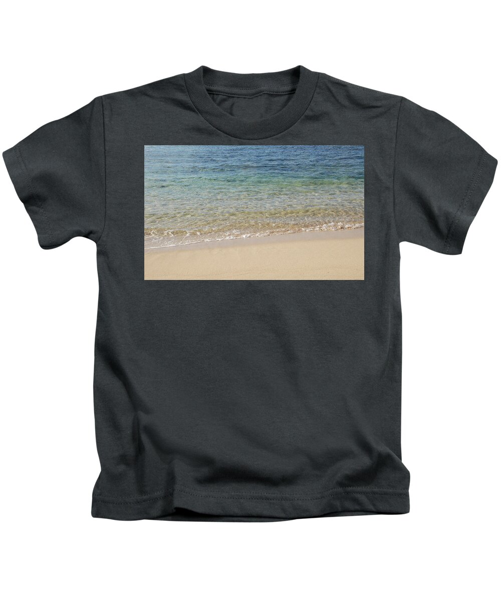 Jennifer Kane Webb Kids T-Shirt featuring the photograph Kauai Beach by Jennifer Kane Webb