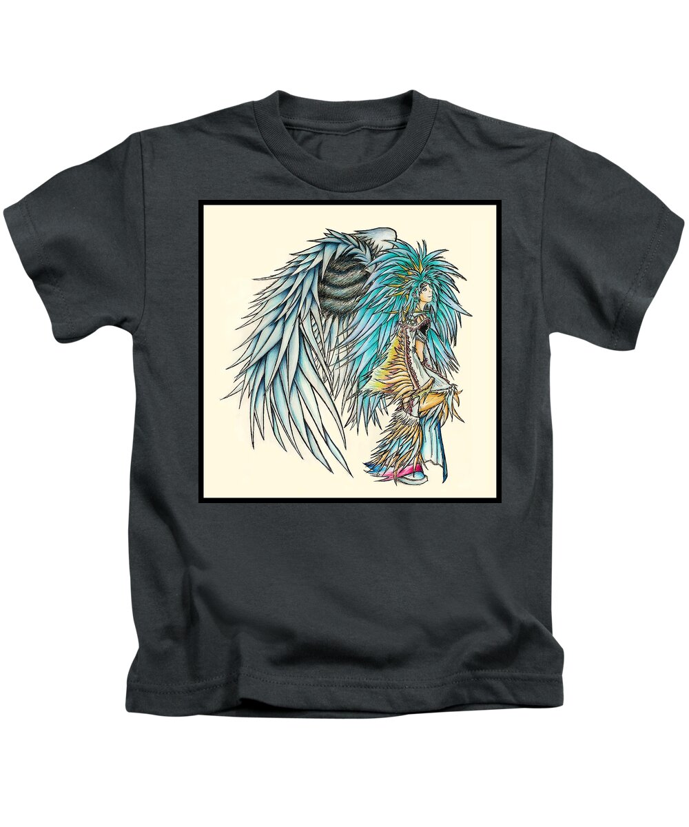 King Kids T-Shirt featuring the painting King Crai'riain by Shawn Dall
