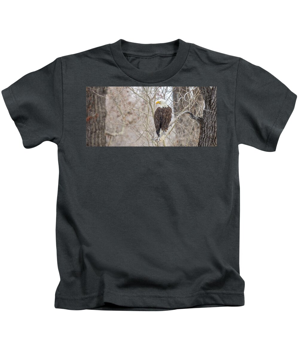 Eagles Kids T-Shirt featuring the photograph Last Chance by Kevin Dietrich