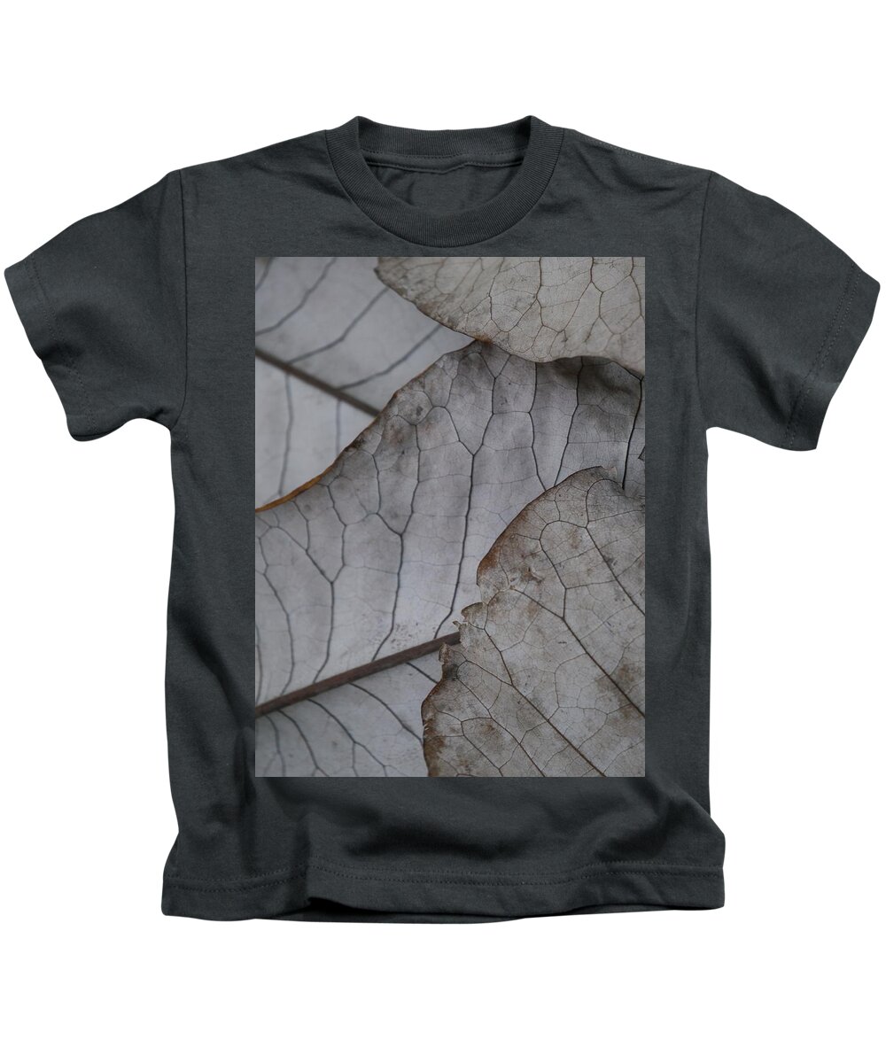 Jane Ford Kids T-Shirt featuring the photograph Layersof Leaves by Jane Ford