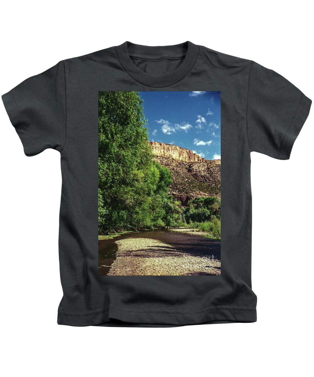 Arizona Kids T-Shirt featuring the photograph Lead Me Beside Still Waters by Kathy McClure
