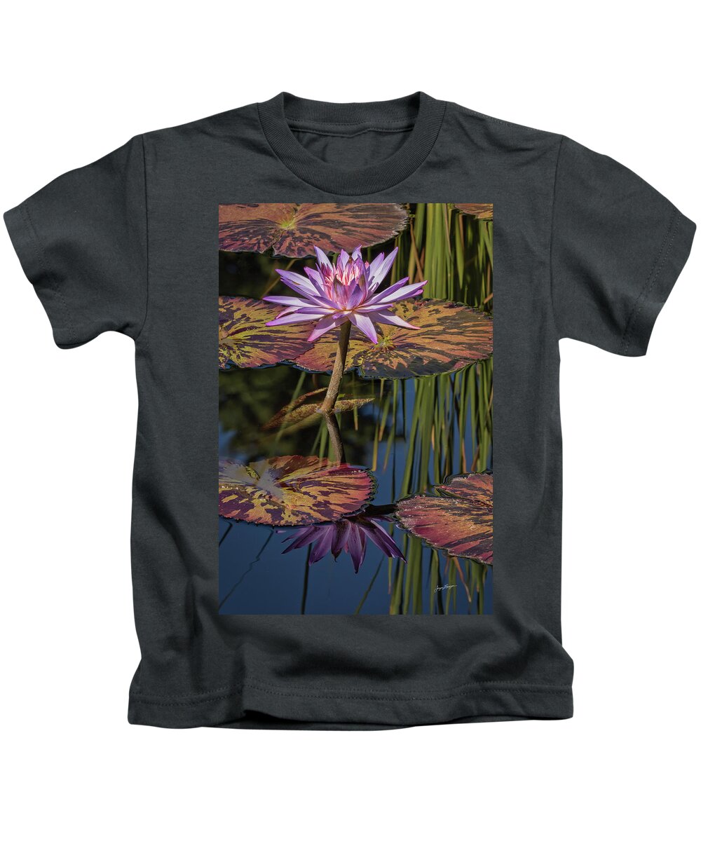 Tropical Lily Pamela Kids T-Shirt featuring the photograph Lily Pamela by Jurgen Lorenzen