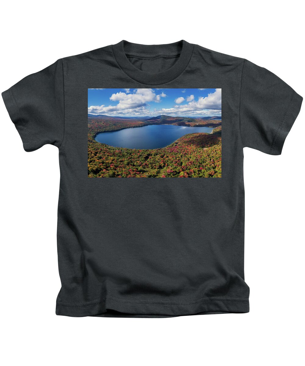  Kids T-Shirt featuring the photograph Little Averill Pond - Averill, VT by John Rowe