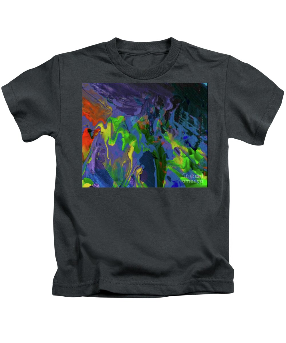 Paint Kids T-Shirt featuring the digital art Luck Of Dreams by Yvonne Padmos
