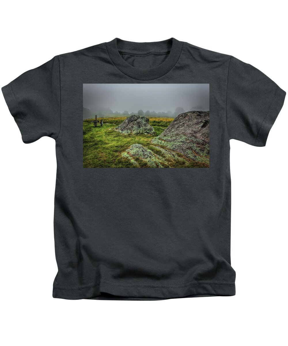 North Carolina Kids T-Shirt featuring the photograph Lumps on Bluff by Dan Carmichael