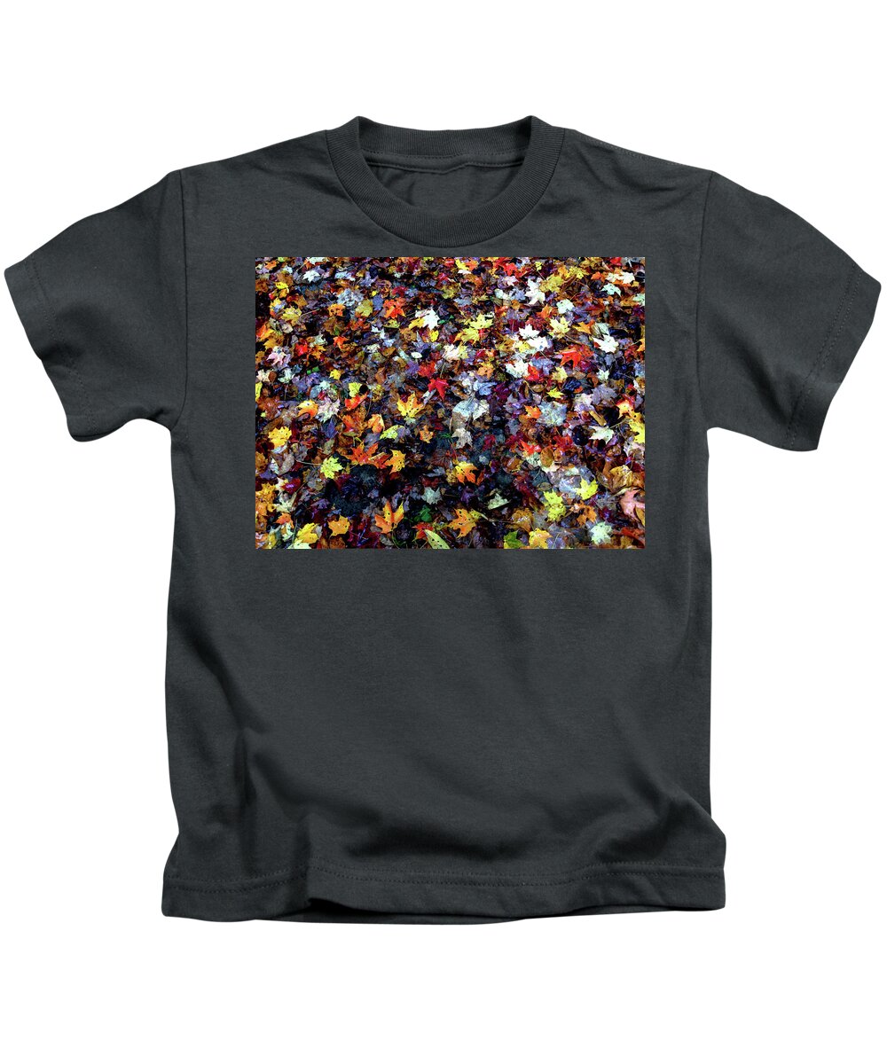Maple Kids T-Shirt featuring the photograph Maple Chaos by Wayne King