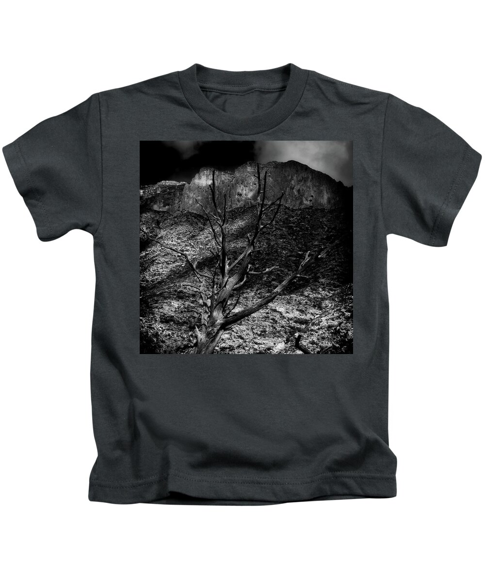 Mckittrick Canyon Kids T-Shirt featuring the photograph McKittrick Canyon Tree by George Taylor