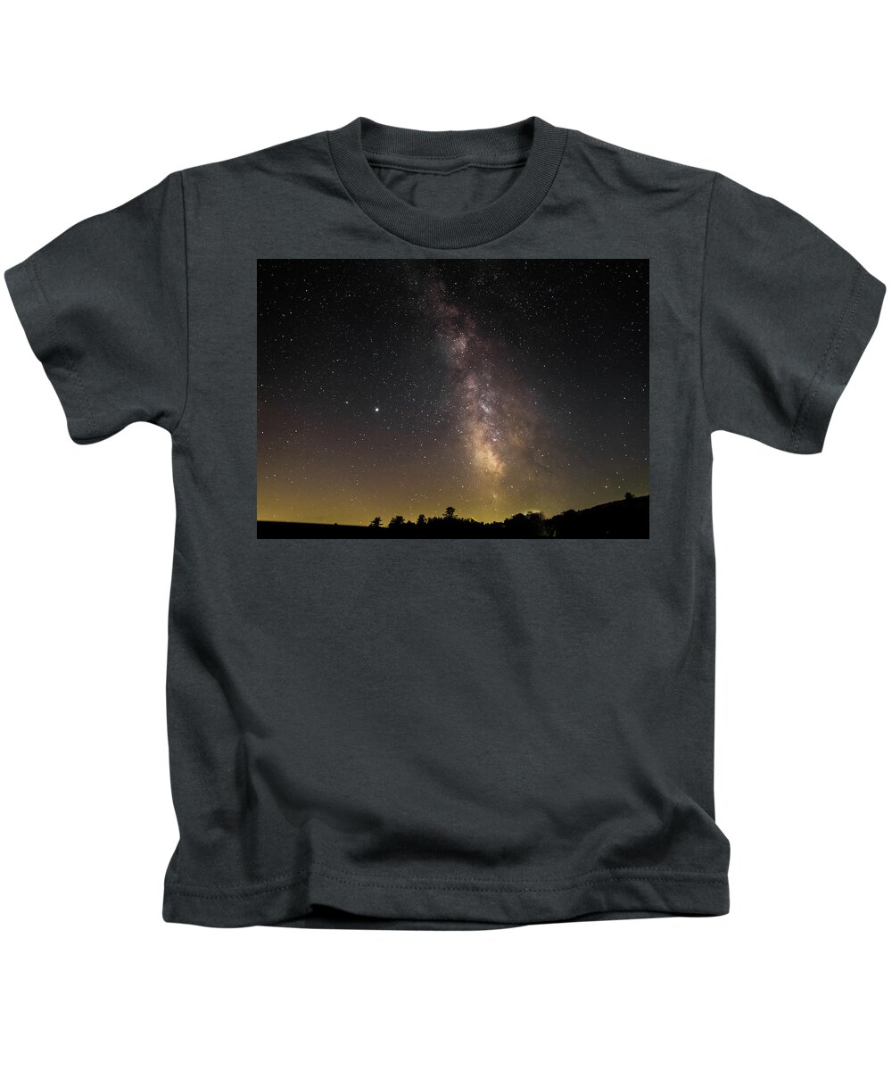 Galaxy Kids T-Shirt featuring the photograph Milky Way June 2020 - 2 by Amelia Pearn