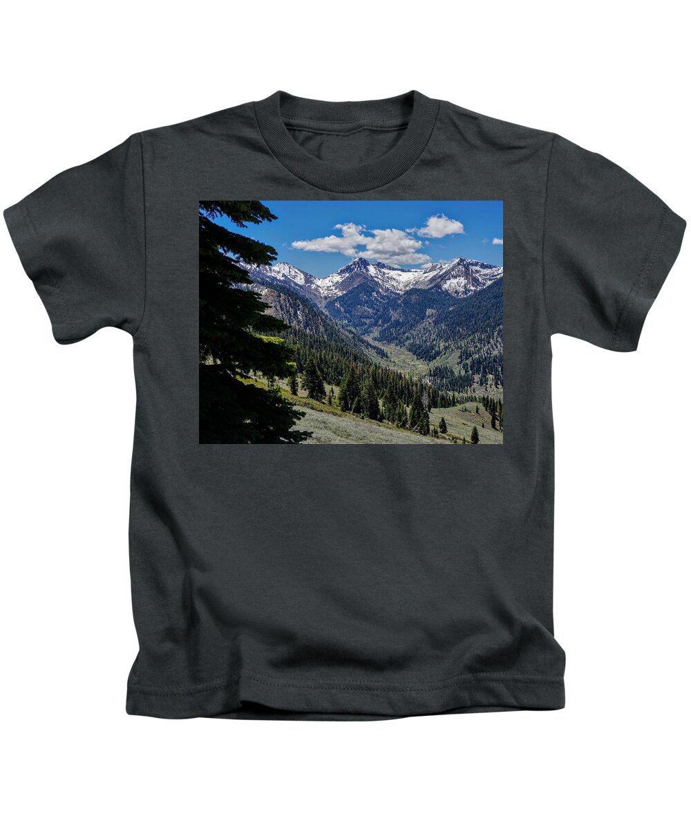 Mineral King Kids T-Shirt featuring the photograph Mineral King Valley by Brett Harvey