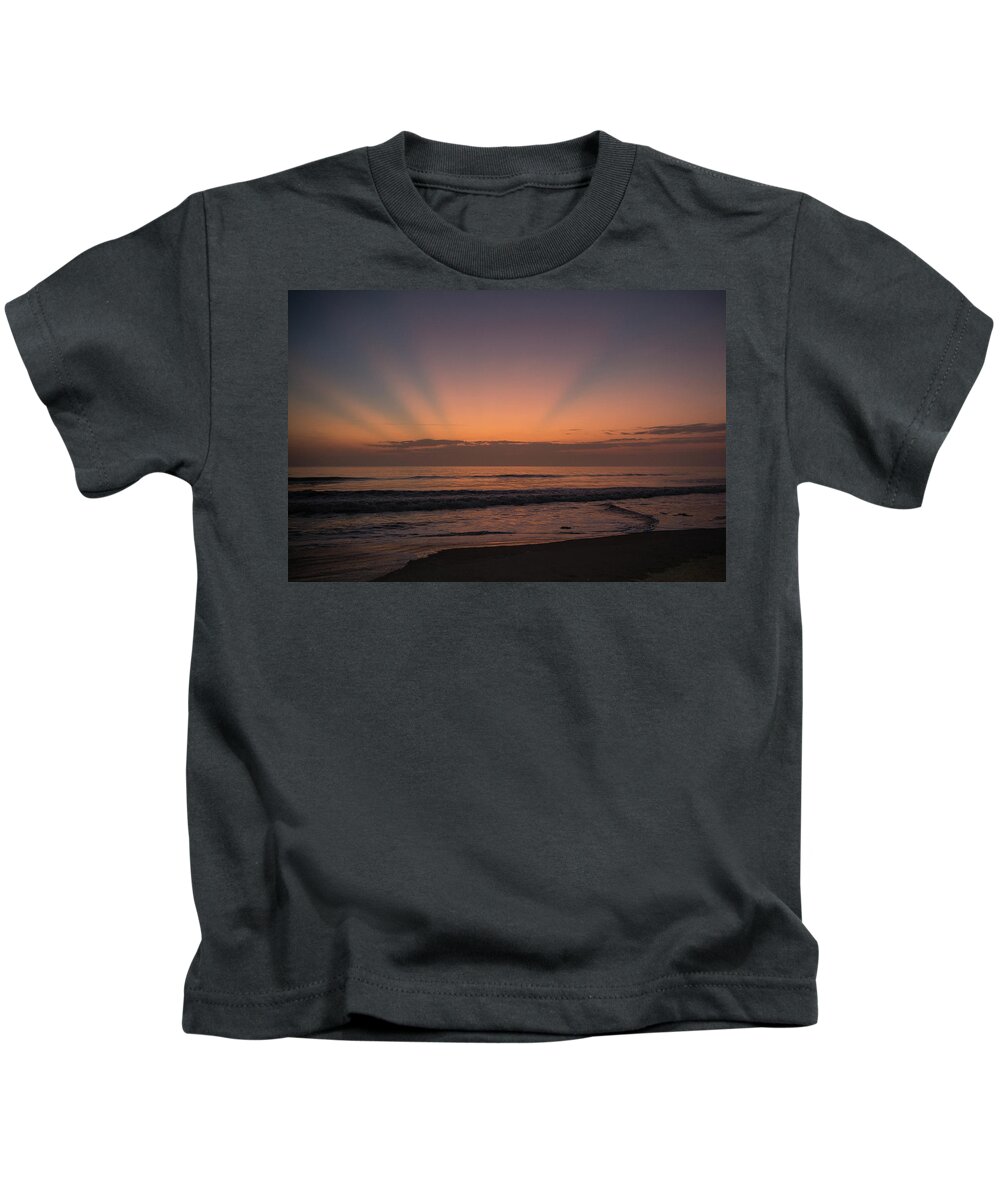 Ocean Kids T-Shirt featuring the photograph Morning Sunrise by Jessica Brown