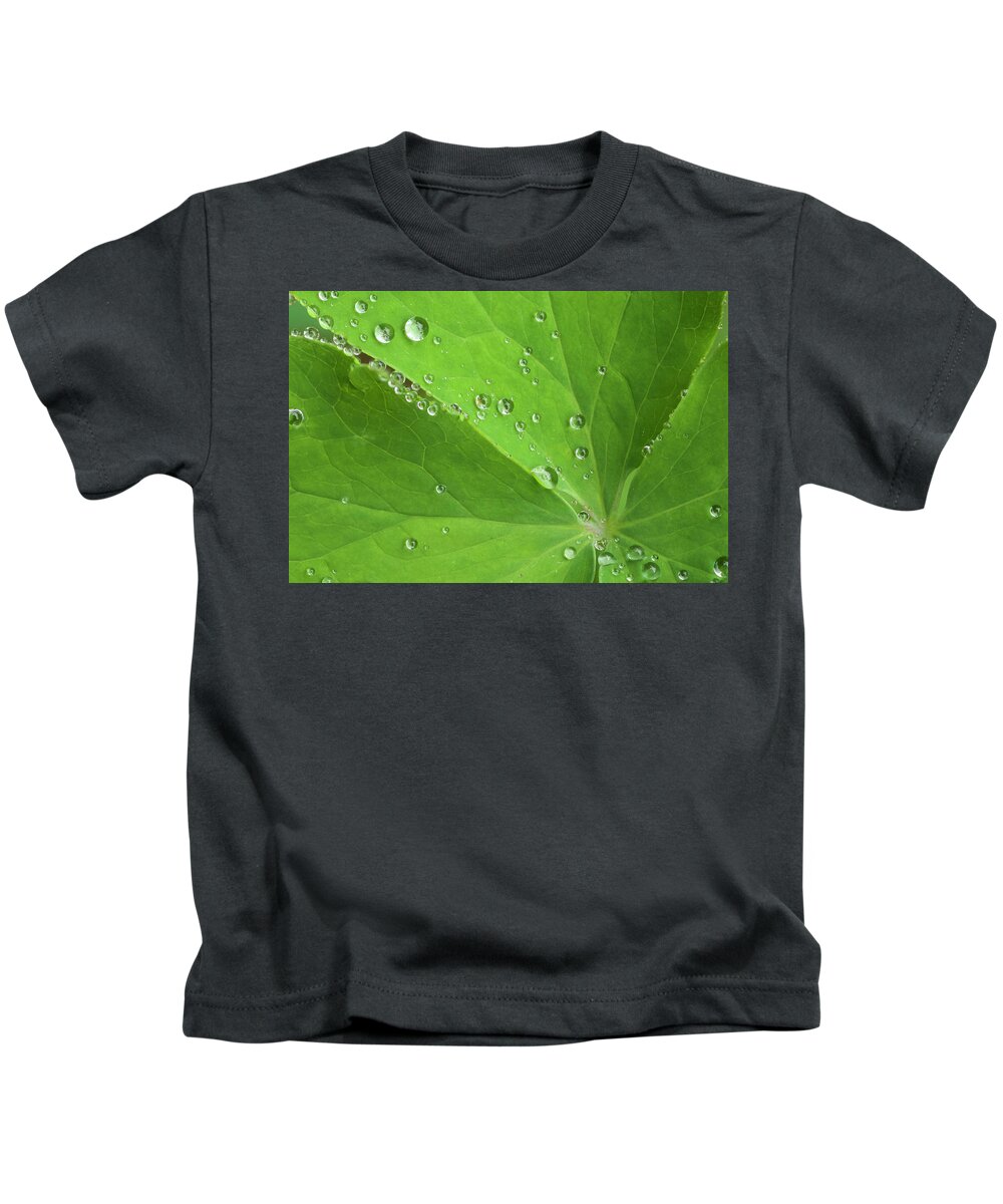 Flora Kids T-Shirt featuring the photograph Nature's Beading by Melissa Southern
