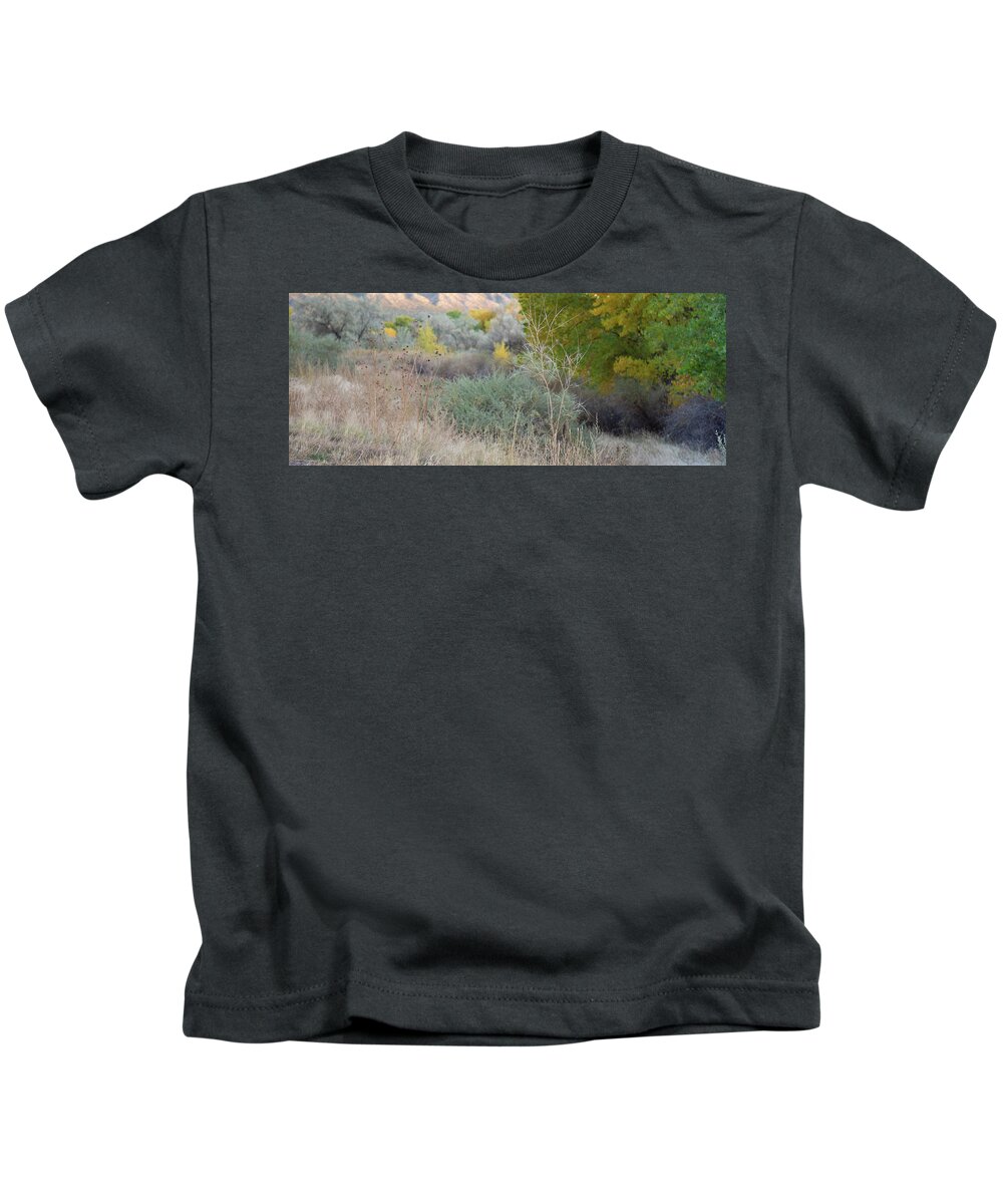 Fall Kids T-Shirt featuring the photograph New Mexico Fall by Jennifer Kane Webb