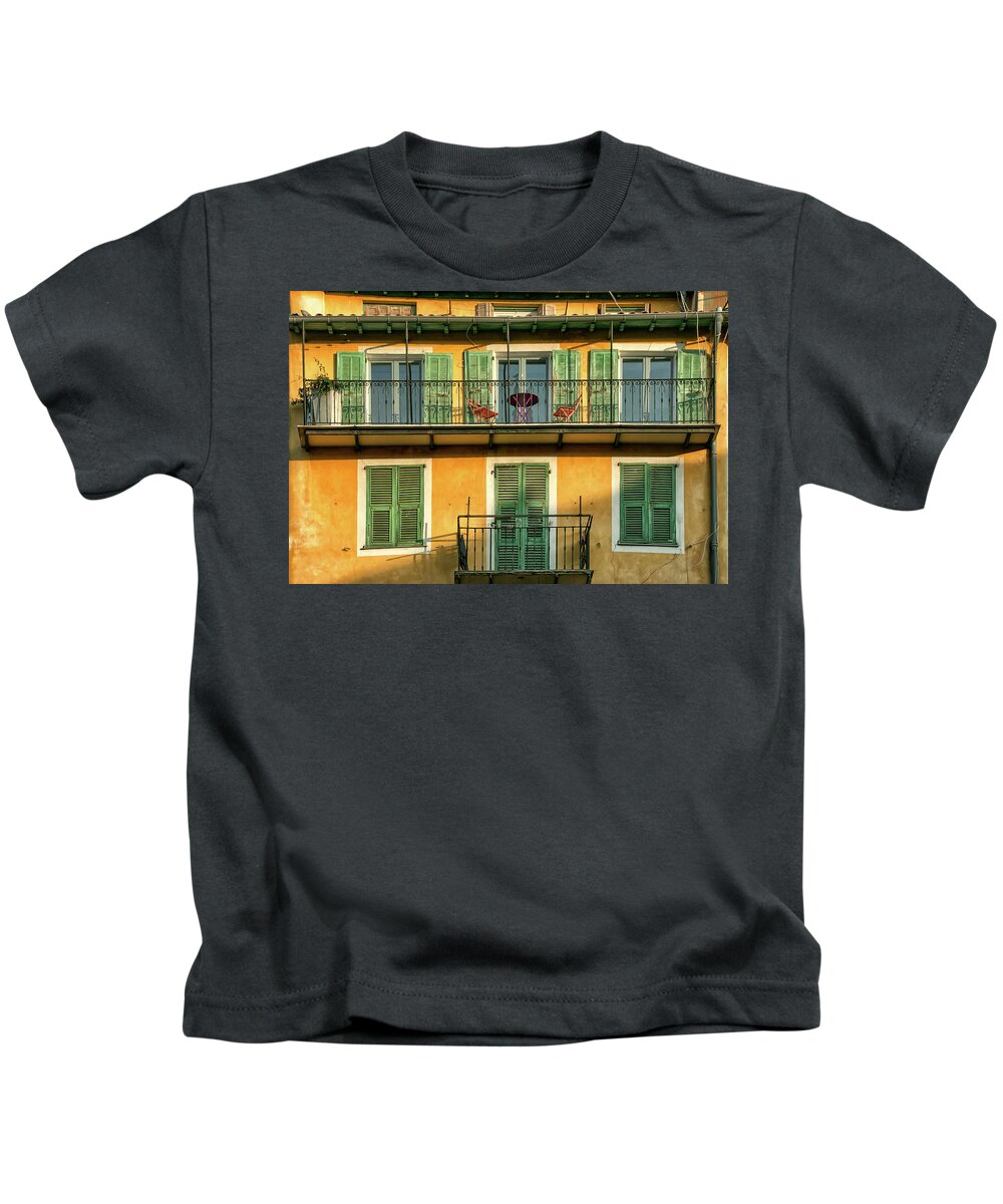 Nice Kids T-Shirt featuring the photograph Nice, France 5 by Lisa Chorny