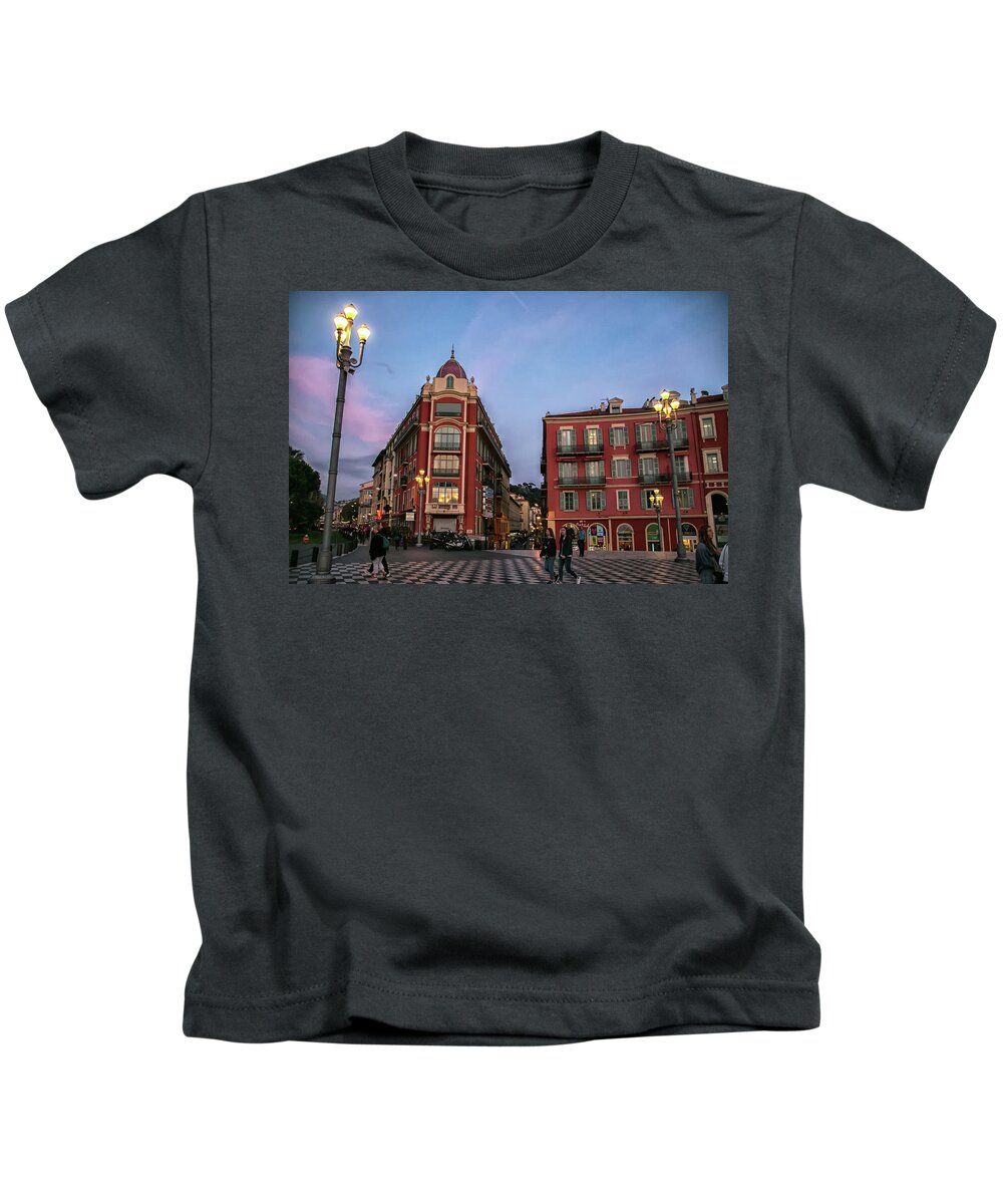 Nice Kids T-Shirt featuring the photograph Nice, France 9 by Lisa Chorny