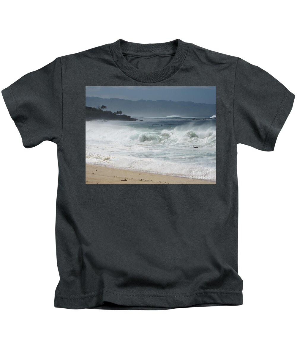 North Shore Kids T-Shirt featuring the photograph North Shore by Cheryl Rhodes
