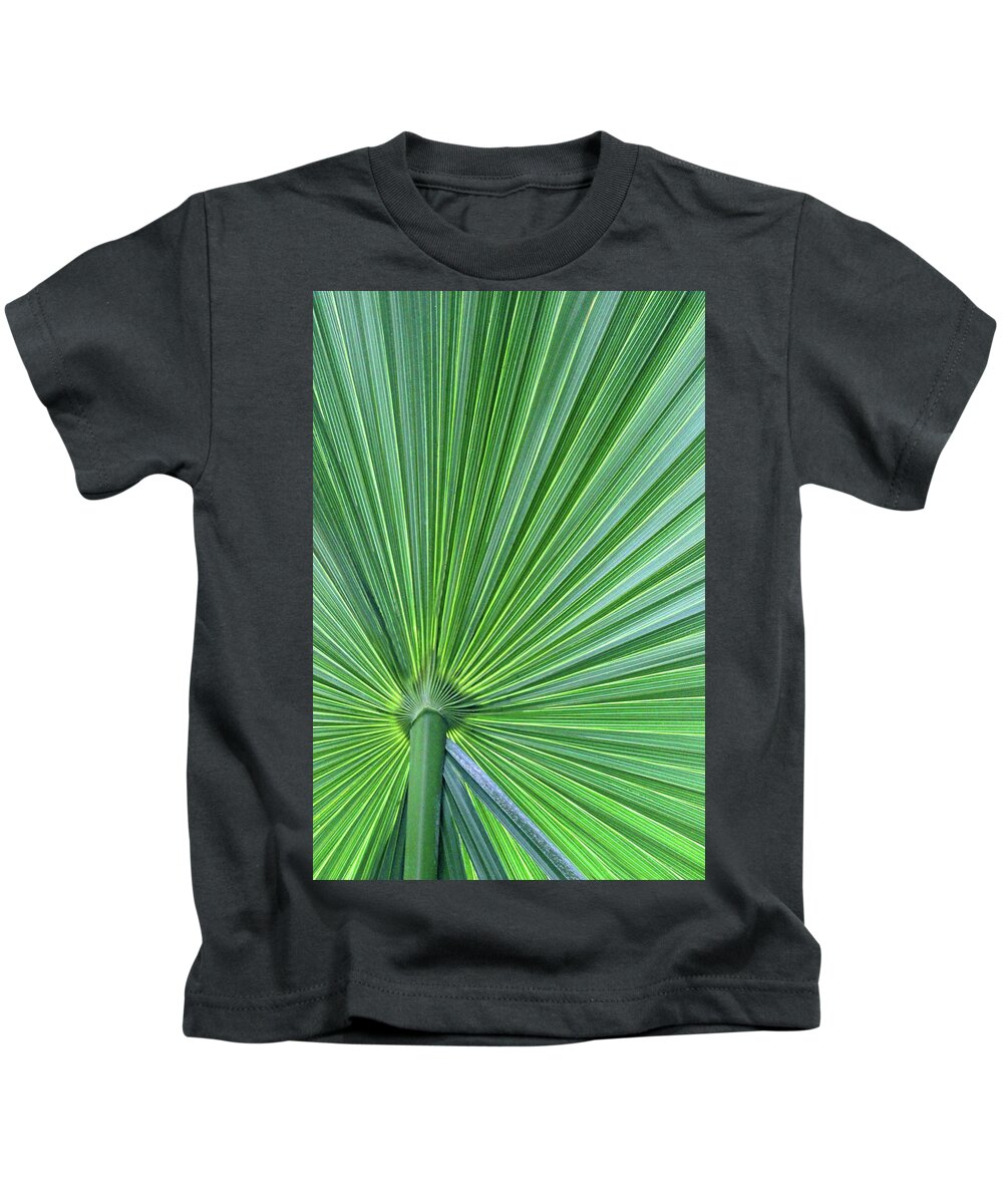 Green Kids T-Shirt featuring the photograph Palm by Carolyn Stagger Cokley