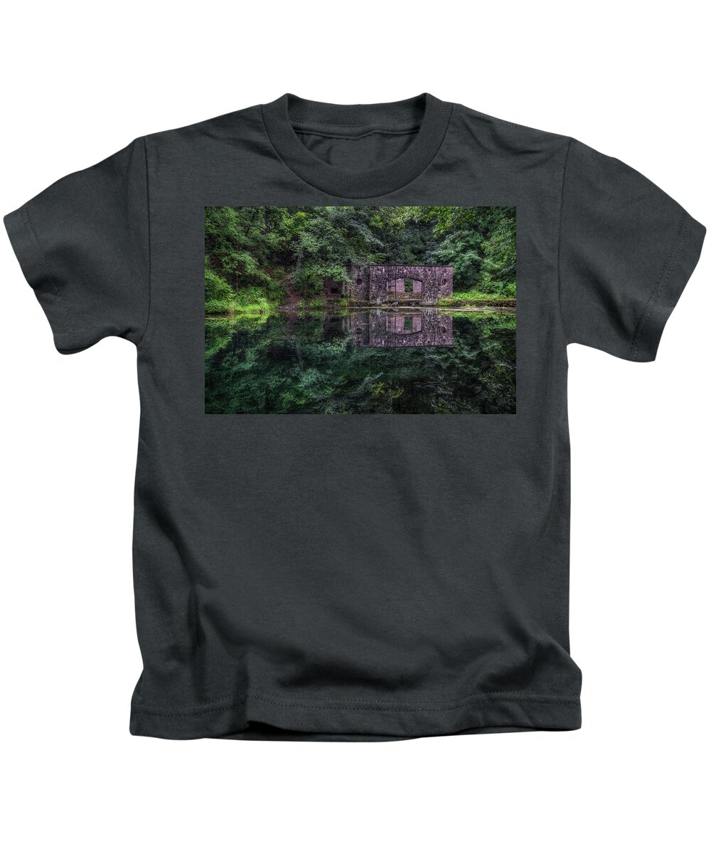 Paradise Springs Kids T-Shirt featuring the photograph Paradise Reflections by Brad Bellisle