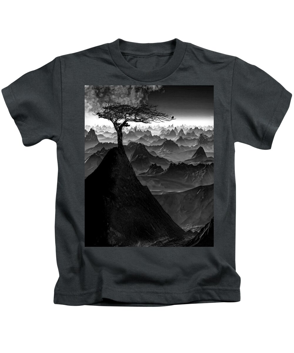 Fine Art Kids T-Shirt featuring the photograph Peaks And Valleys II by Sofie Conte