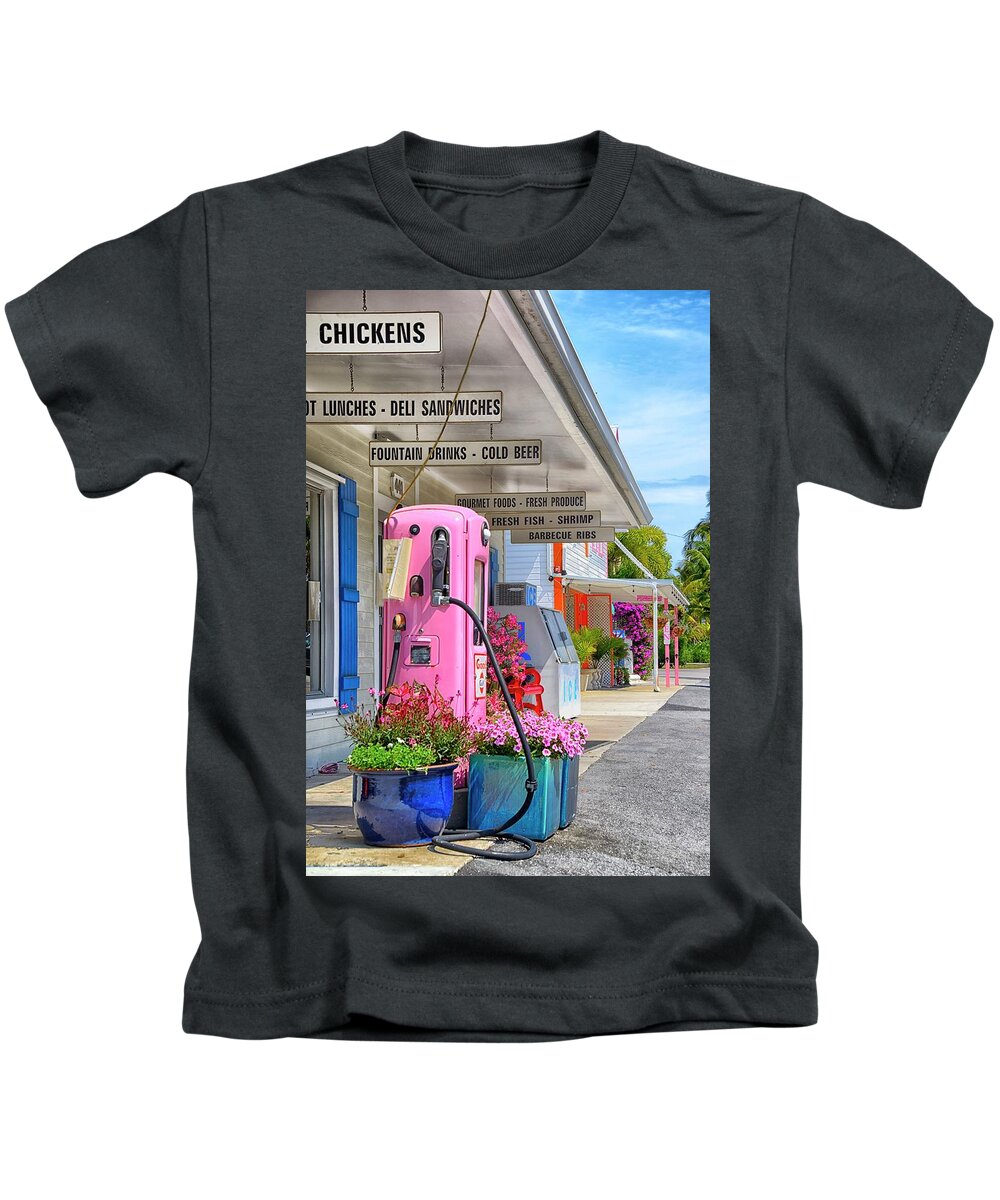 Boca Grande Kids T-Shirt featuring the photograph Pink by Alison Belsan Horton