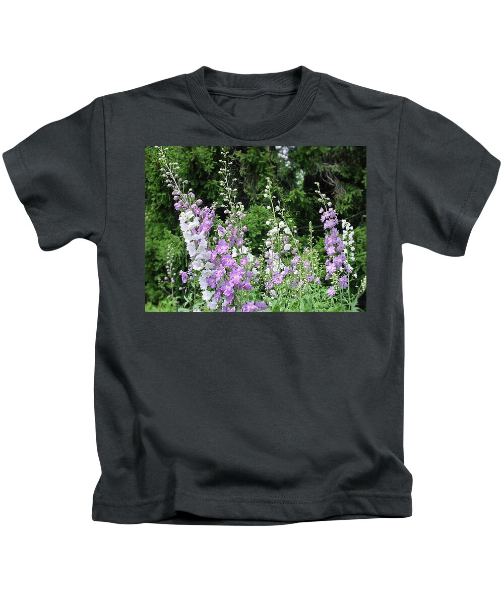 Flowers Kids T-Shirt featuring the photograph Pink Flowers by Pour Your heART Out Artworks