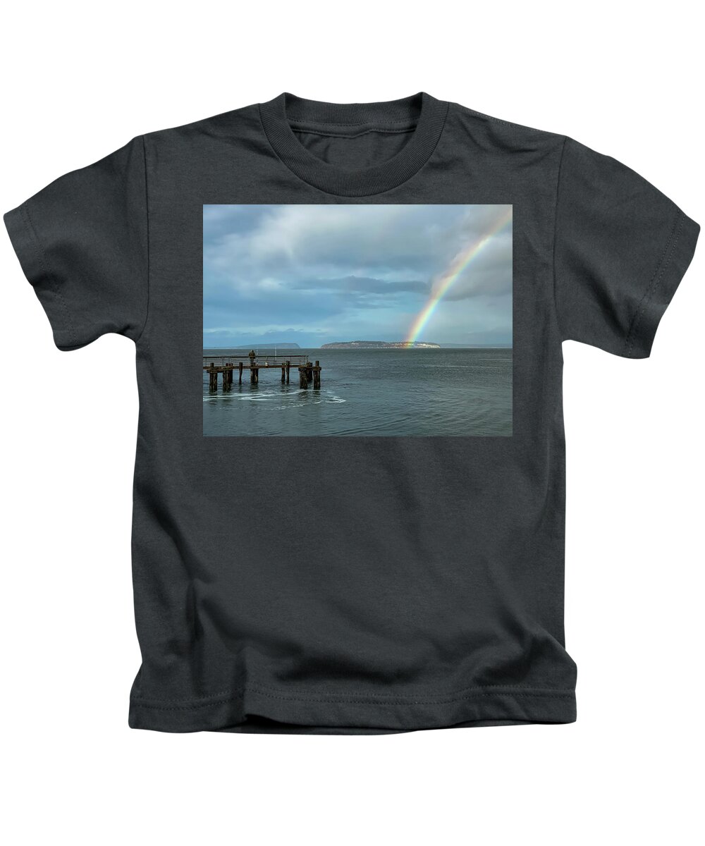 Rainbow Kids T-Shirt featuring the photograph Rainbow I by Anamar Pictures