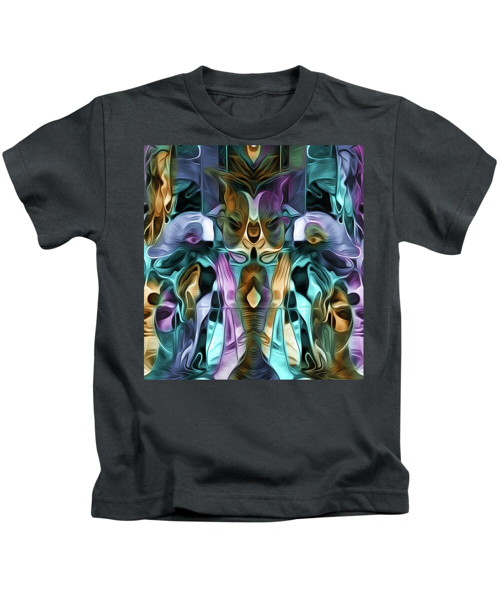 Prayer Kids T-Shirt featuring the digital art Release Me by Jeff Malderez