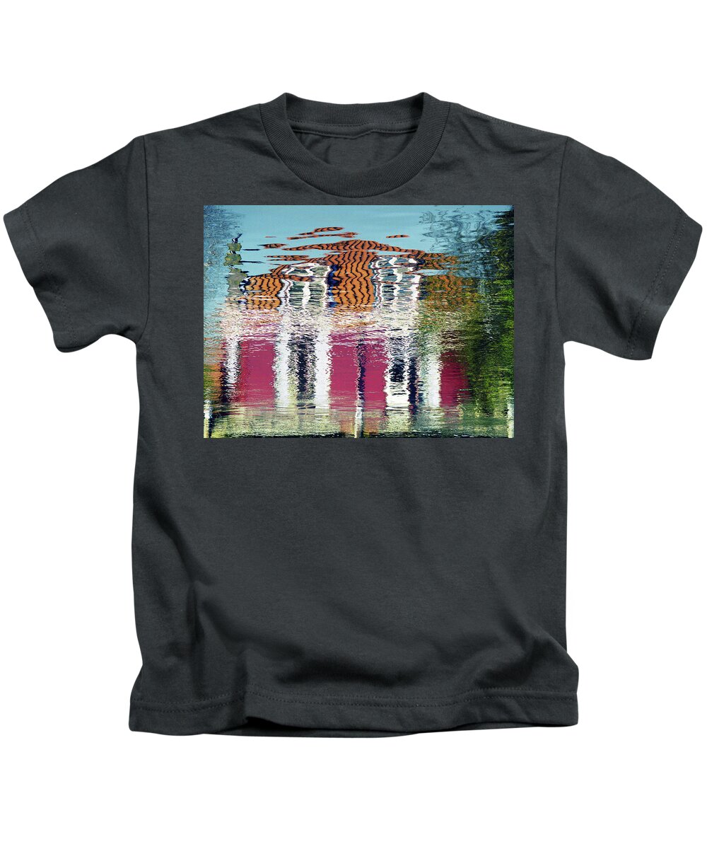 Photography Kids T-Shirt featuring the photograph River House by Luc Van de Steeg