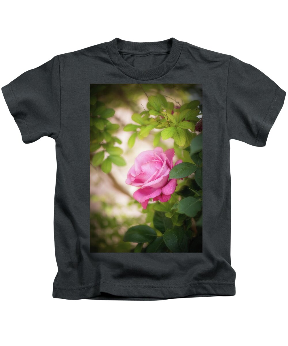 Rose Kids T-Shirt featuring the photograph Rose in the Light by Philippe Sainte-Laudy