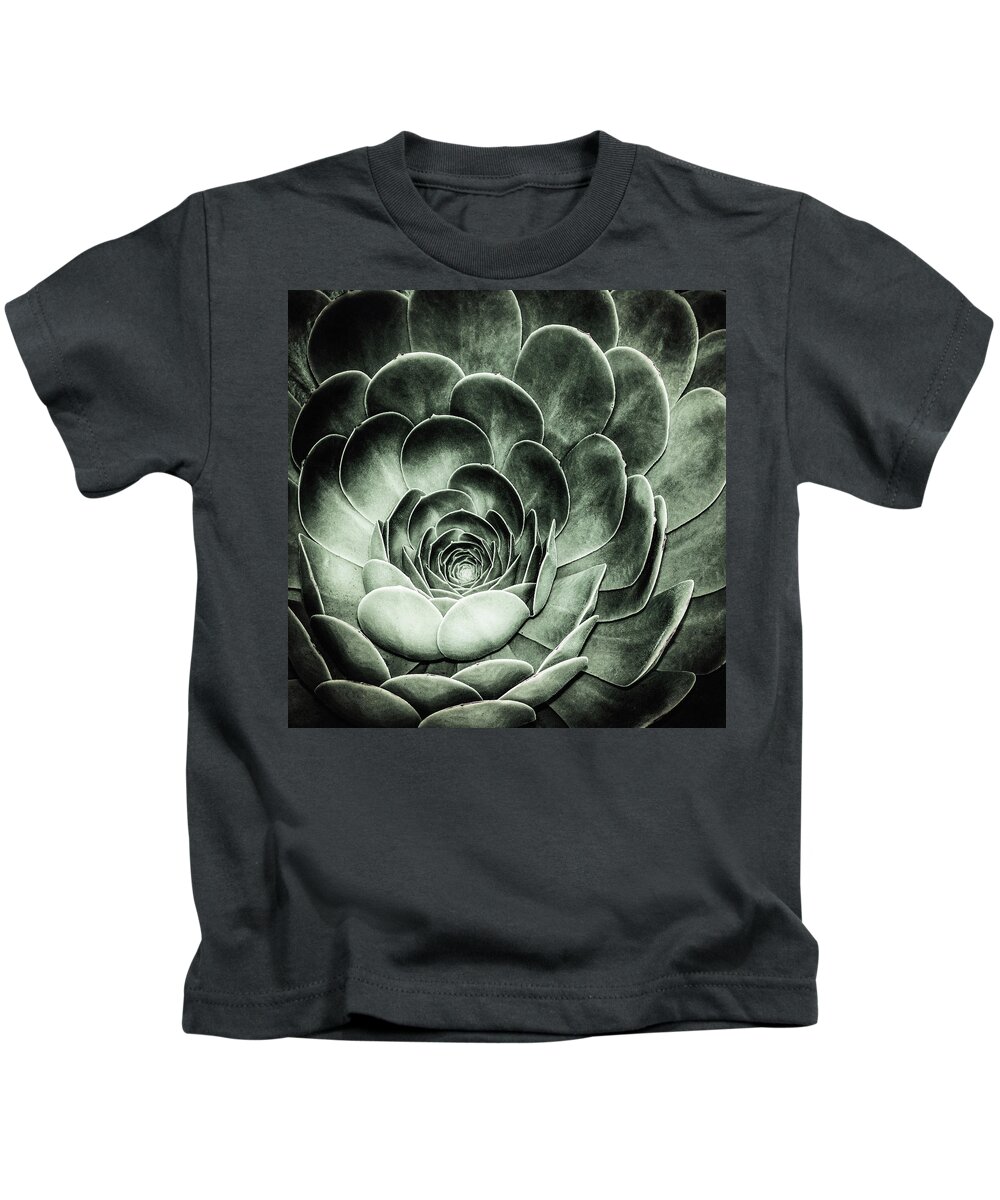 Environmental Kids T-Shirt featuring the photograph Santa Barbara Succulent #4 by Jennifer Wright