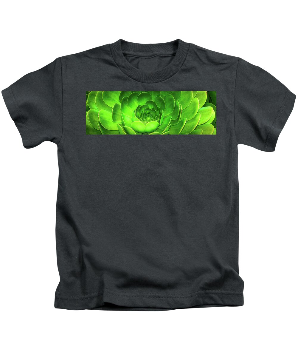 Environmental Kids T-Shirt featuring the photograph Santa Barbara Succulent #7 by Jennifer Wright
