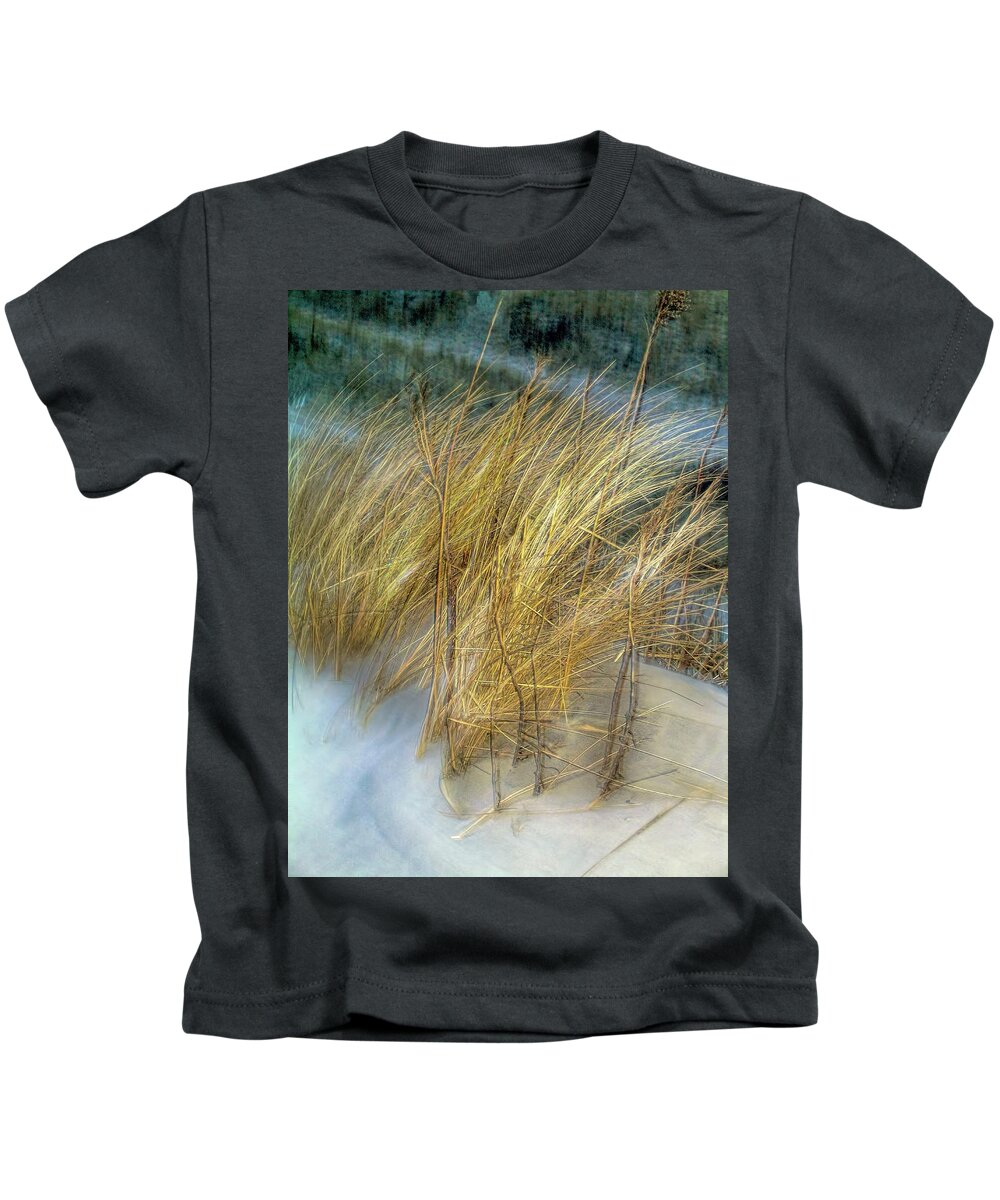 Seagrass Kids T-Shirt featuring the photograph Seagrass at Watch Hill, Rhode Island by Cordia Murphy