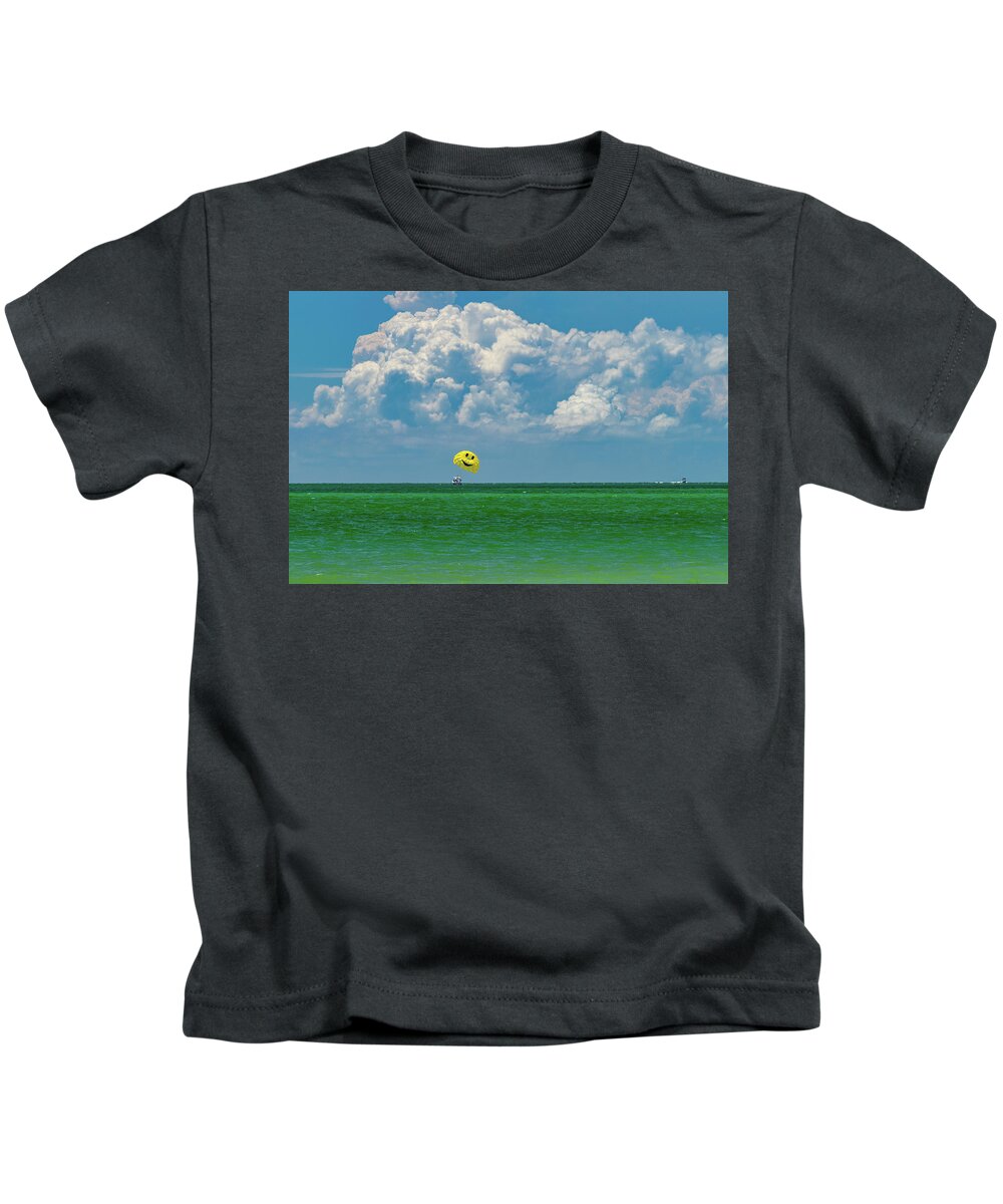 Florida Kids T-Shirt featuring the photograph Smiley Face by Marian Tagliarino