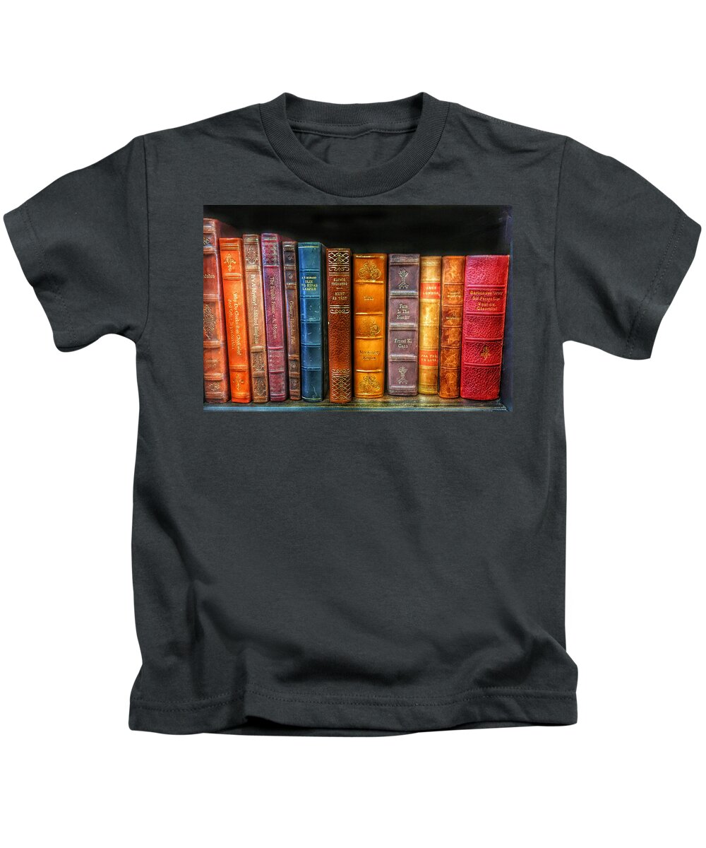 Photo Kids T-Shirt featuring the photograph Some Light Reading by Anthony M Davis