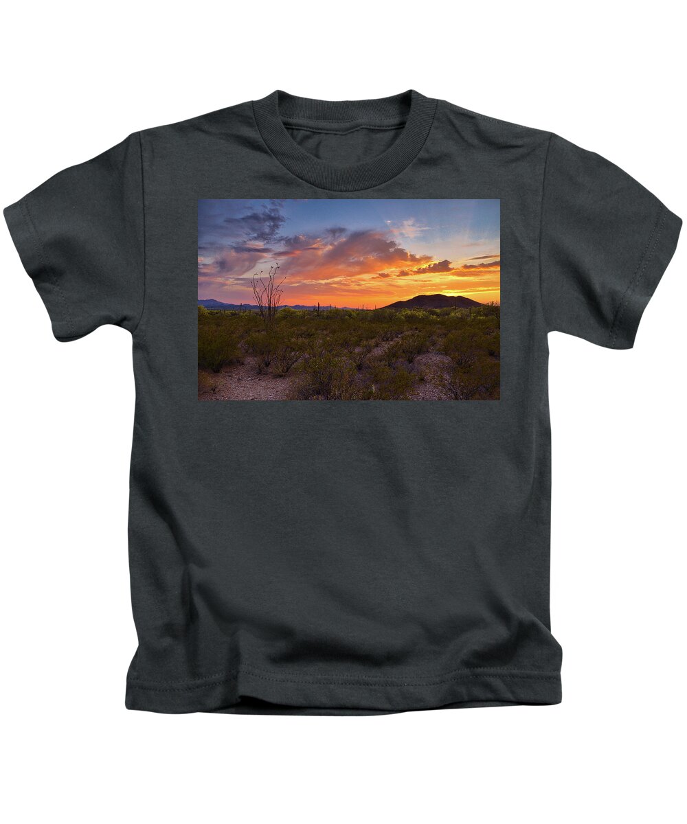 Southwest Kids T-Shirt featuring the photograph Southwestern Sunset by Chance Kafka