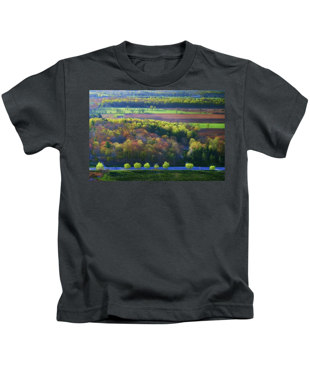 Spring Kids T-Shirt featuring the photograph Spring at Milton by Henry w Liu