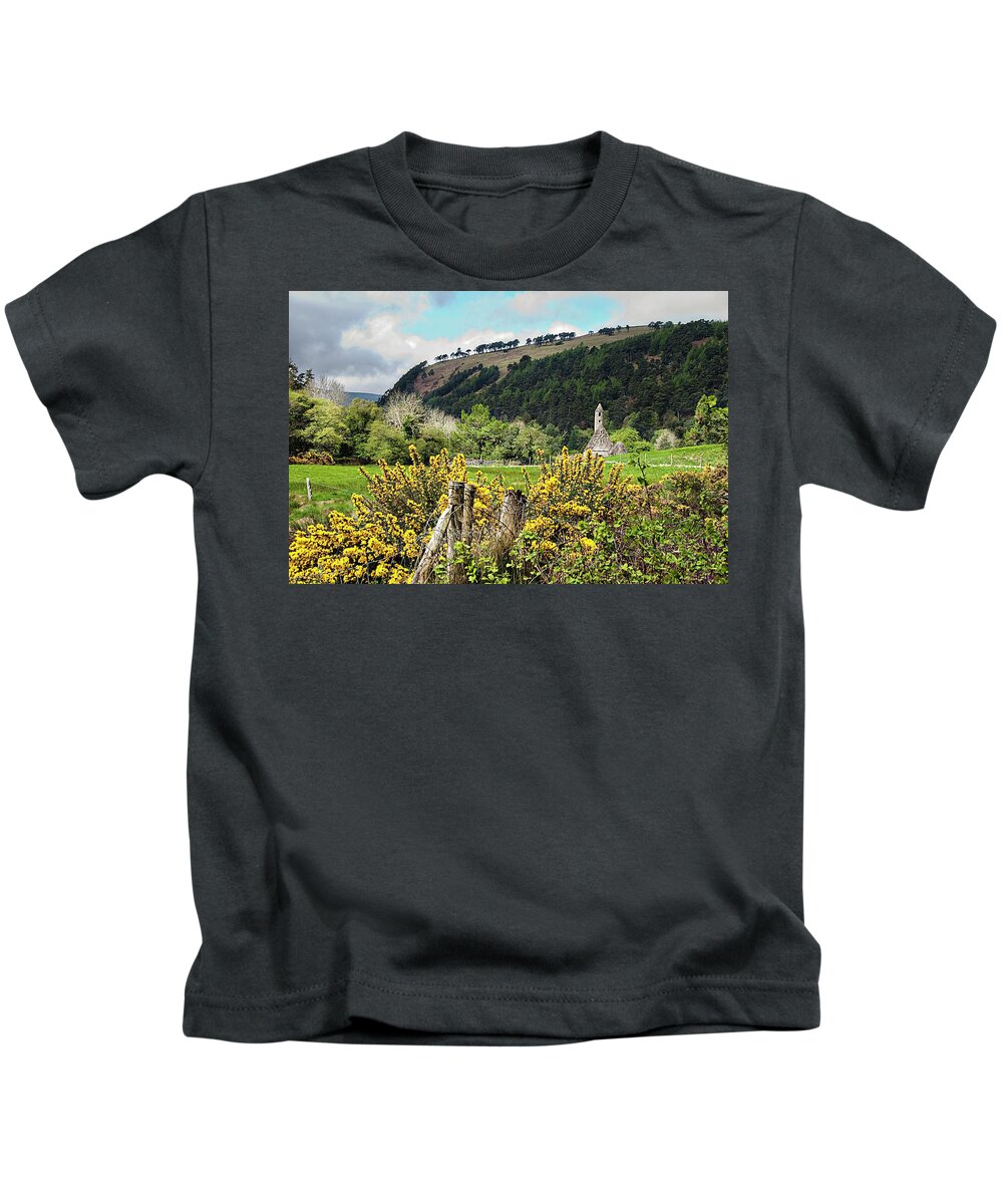 Ireland Kids T-Shirt featuring the photograph Spring at St Kevins by Jill Love