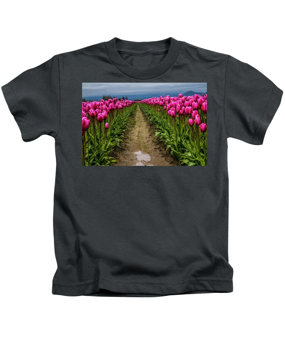Amidst This World Pandemic Kids T-Shirt featuring the photograph Spring Beauty by Doug Scrima
