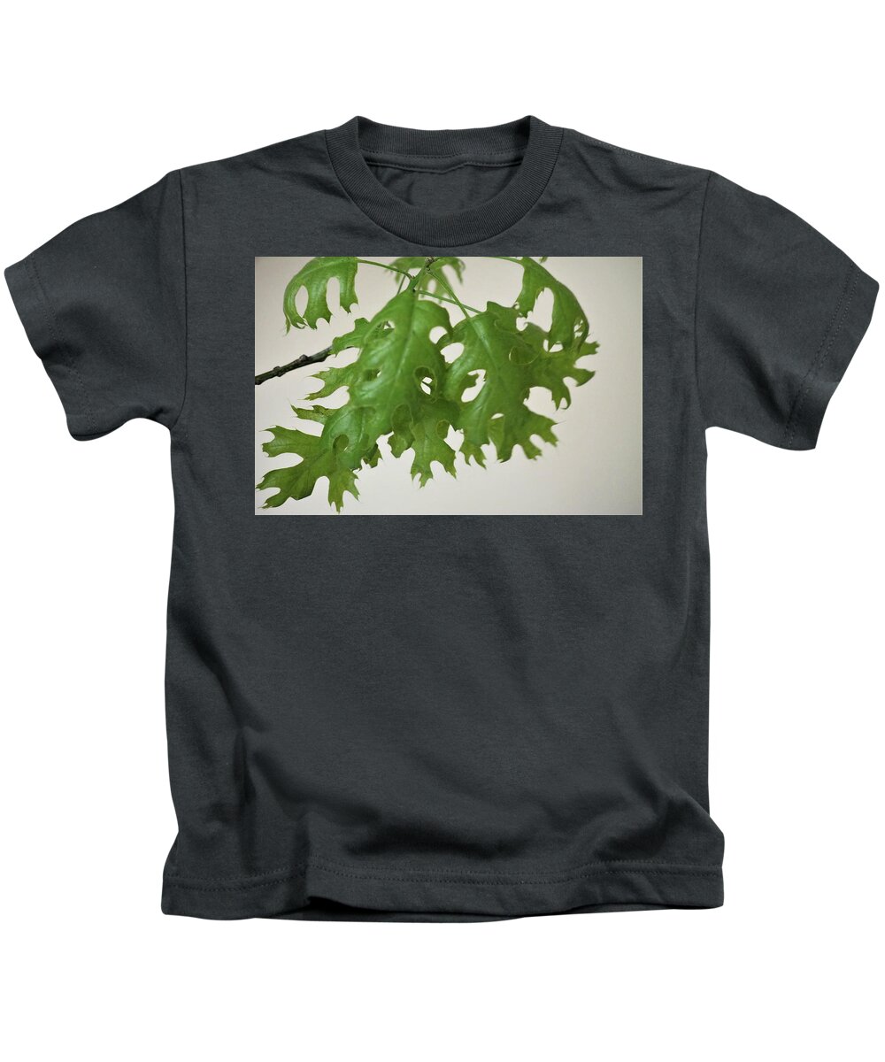 Green Kids T-Shirt featuring the photograph Spring Leaves 5 by C Winslow Shafer