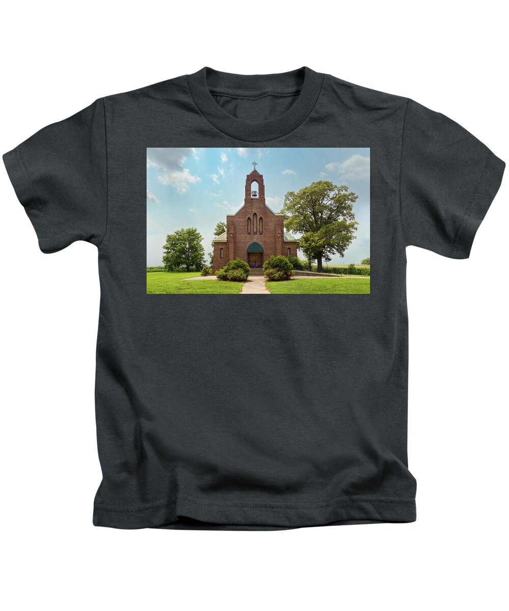Church Kids T-Shirt featuring the photograph St Patrick's by Grant Twiss
