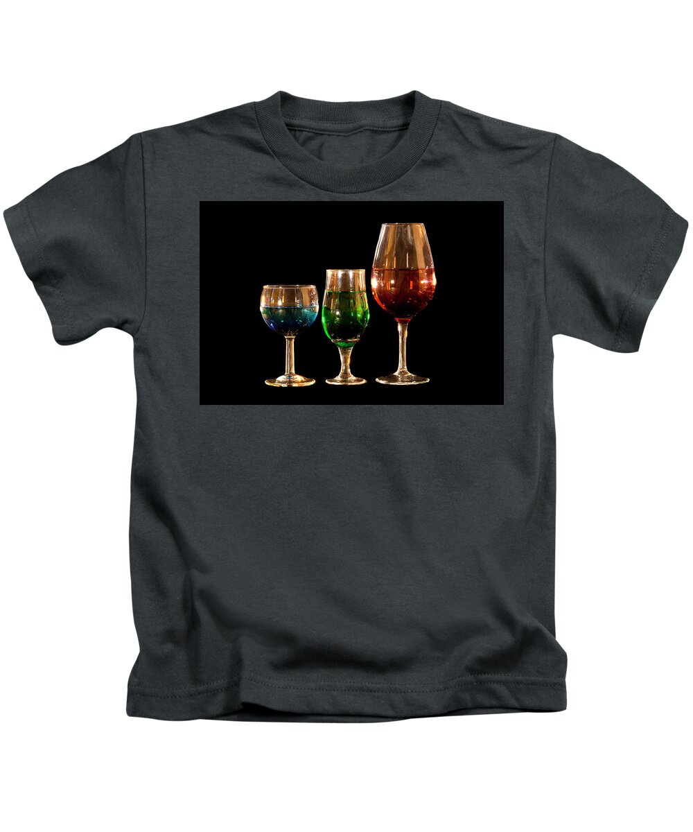 2020-03-11 Kids T-Shirt featuring the photograph Stemware by Phil And Karen Rispin