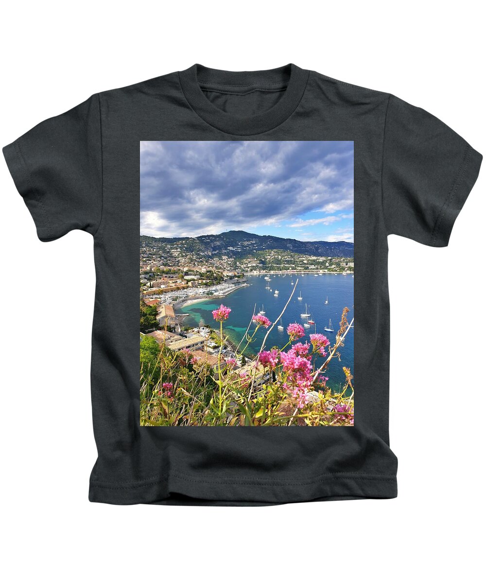 Clouds Kids T-Shirt featuring the photograph Storm Brewing by Andrea Whitaker
