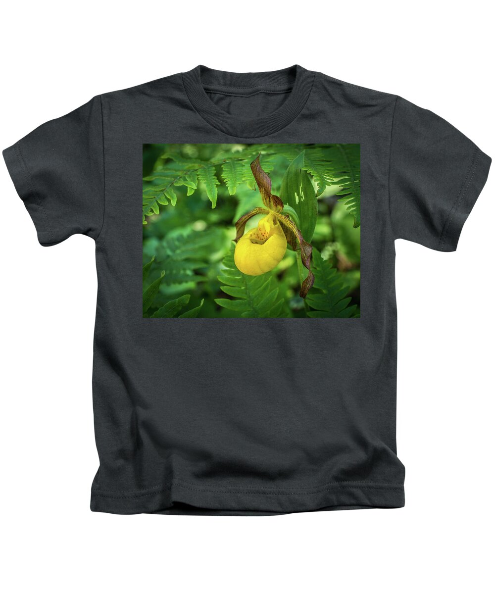 Flower Kids T-Shirt featuring the photograph Stumbled Upon a Slipper by Bill Pevlor