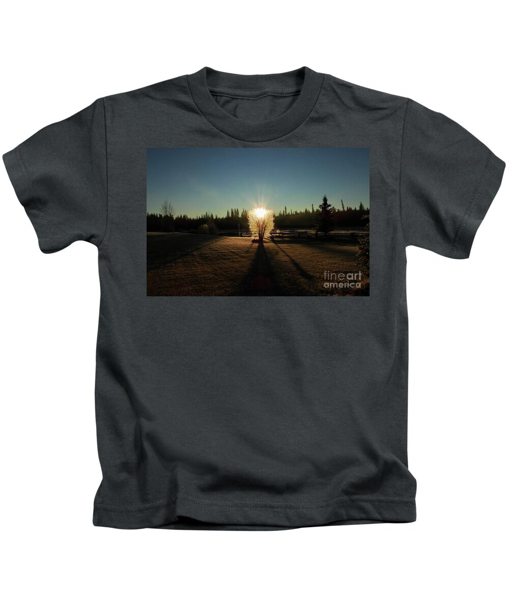 Sunrise Kids T-Shirt featuring the photograph Sunrise by Nicola Finch